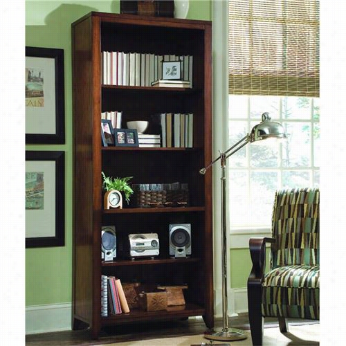 Hooker Furniture 388-10-422 Danforth Tall Bookcase In Dark Wokd