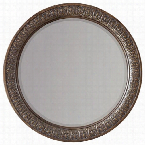 Hooker Furniture 5070-900o7 Rhapsody Round Mirror In Medium Wood