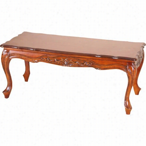 International Caravan 3830 Carvedwood Coffee Table