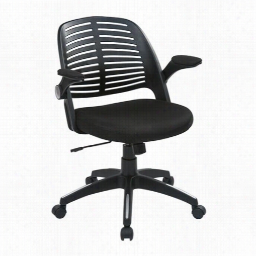 Office Sta R Tyla26-b3 Tyler Office Chair Withblack Frame An Dblack Fabric