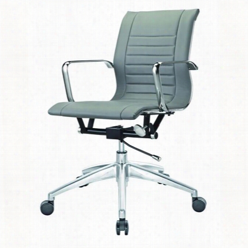Pastel Furniture Bu-164-ch-al Buchaest Charge Chair In Chrome /  Aluminum