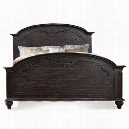 Riverside 1187-011817-11872 Bellagio Queen Bed With Carved Headboard And Footboard