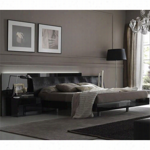 R0ssett T412600345028 Nighrfly Queen Bed In Black