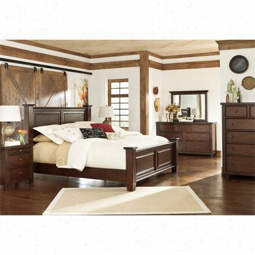 Signture Design By Ashley B695-50-b695-94-b695-93-b695-93 Hiindell Park Californi King Bed Wi Th Two Nightstands