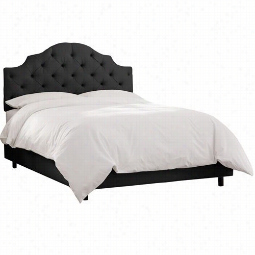 Skyline 6330bd Twin Tufted Notched Bed