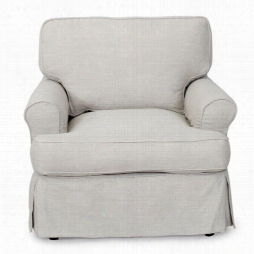 Sunset Trading Su-117620-220591 Horizon Chair With Light Gray Slip Cover Sett