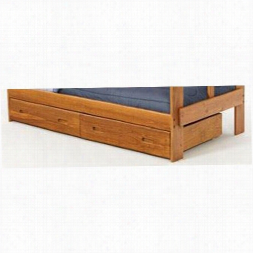 Sunset Trading Wc-1300ubc-r Ristic Youth Under Bed Chest In Honey Languish