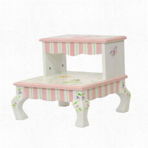 Te Amson W-7470a Prin Cess And Frog Step Stool