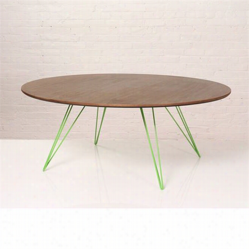 Tronk Design Wil_cof_wal_lg_cir_gn Williams Large Circle Coffee Table