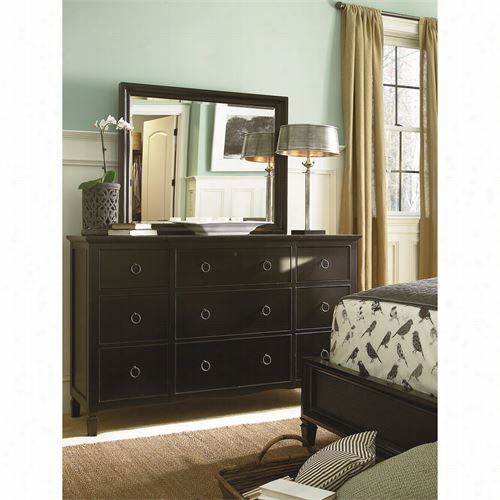 Universal Furniture 987040-98805m Summer Hill 9 Drawer Dresser With Mirror