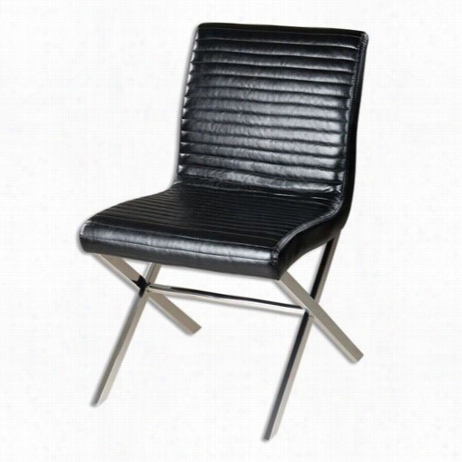 Uttermost  23227 Quayn Accent Chair In Blafk