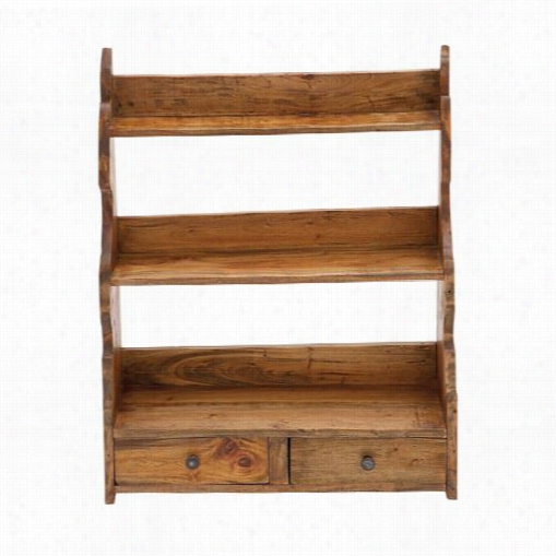 Woodland Imports 38348 The Simple Wood Walll Shelf