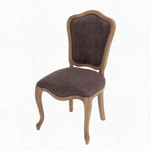 Woodland Imports 38911 The Royal Woo Dfabric Vinage Chair