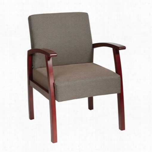 Worksmart Wd1357 Deluxe Guest Chair In Chdrry