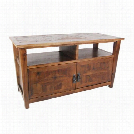 Alaterre Arva1020 Revive Reclaimed Tv Stand In Natural Oak