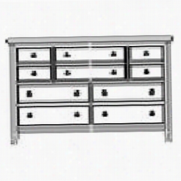 American Drew 508-130 Siesta Sands Drawer Dresser In White