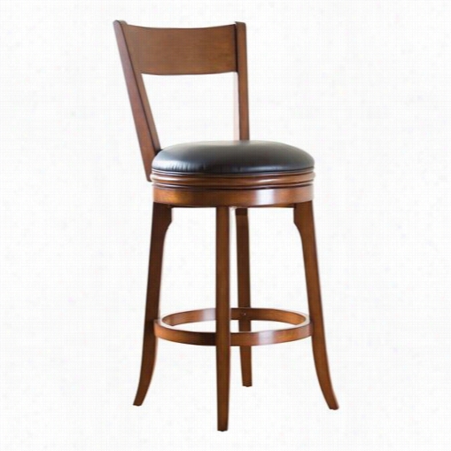 American Heriage 100646sd Autumn Bar Stool In English Tudor With Black Vi Nyl