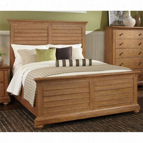 American Woodcrafters 5100-66pan Apthways King Panel Bed