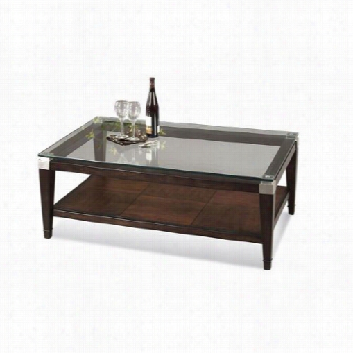 Bassett Reflector T1171-100ec Dunhill Rectangke Cocktail Table Ni Cappuccino