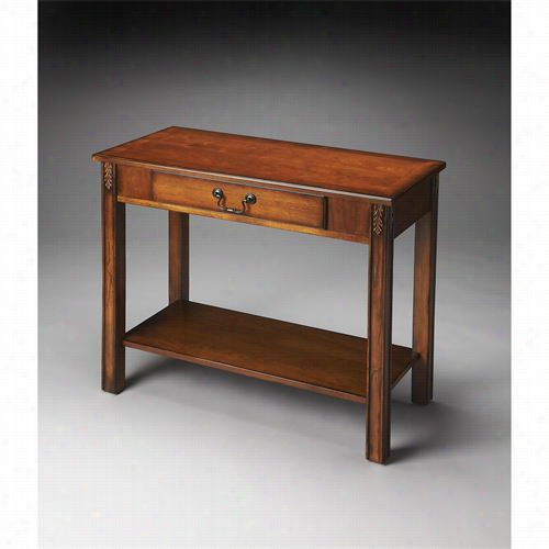 Butler 22207101 Masterpiece Sheridwn Console Able In Oliv E Ah Burl