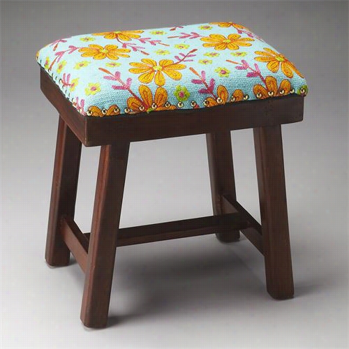 Buutler 42959 82 Claudia Cotton-wool Upholstered Stool