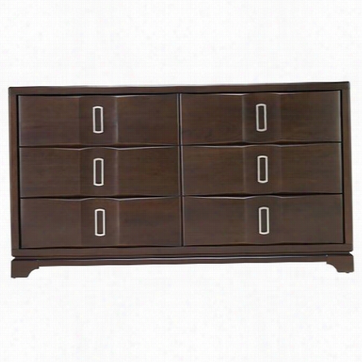 Casana 216-456 Brooke 6 Drawer Dresser In Coffee