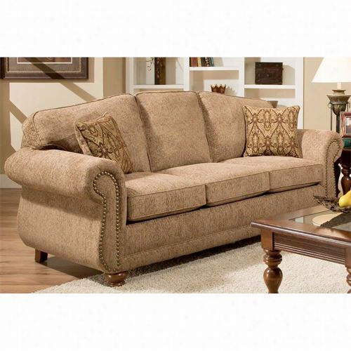 Chelsea Home Furnitrie 186003-2350-fyc Carmella Sofa In Forever Young Camel