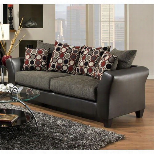 Chlesea Home Furniture 424173-03s Patch Sofa