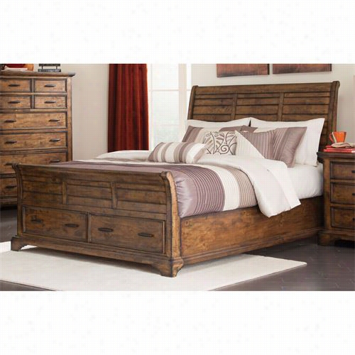 Coaster Furniture 2003891ke Elk G Roam Eastern King Bed In Vintage Bourbon