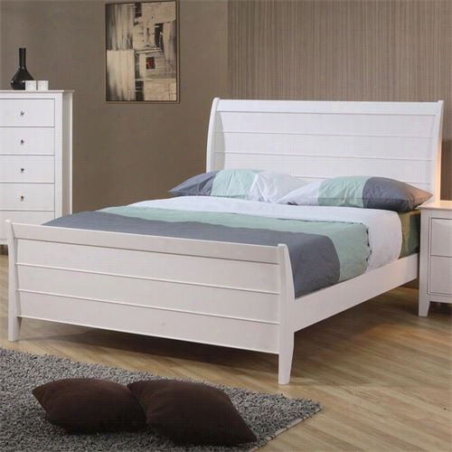 Coaster Equipage 4 00231f Selena Full Sleigh Bed In White