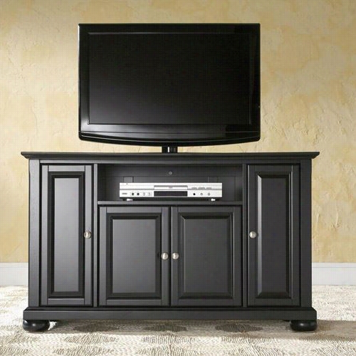 Crosley Furnitre Kf10002abk Alexandria 48"" Tv Stand In Black Finish