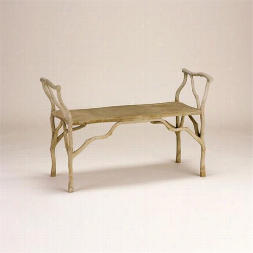Currey And Company 2787 Beaujon Bench In Pportland