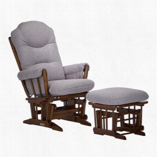 D Utailier 944-120 Wood 27-1/2"&qut;w Multipositio And  Recliner Glider