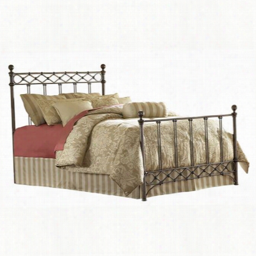 Fashion Bed Rgoup Bb11285 Argyle Copper Chrome Queen Bed