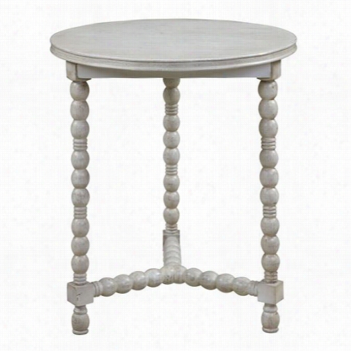 Gail's Aaccents 20-064et Cottage Barn White Milk Tsool Table