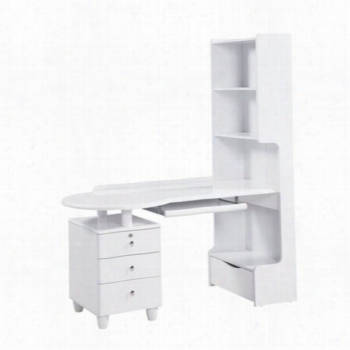 Global Furniture Emily-evelyn-wh-sd Emily / Evelyn Study Desk In White