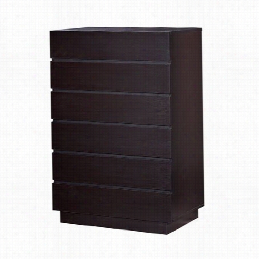 Global Furniture Metro-ch Meyro 6  Draw Er Chest In Wenge