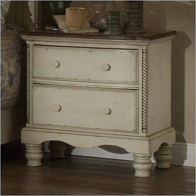 Hillsdale Furnitture 1172-71 Wilshire Nightstand In Antique White