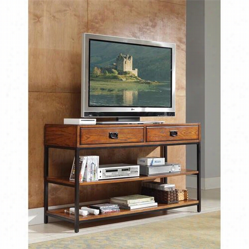 Home Styles 5050-06 Modern Craftsman Tv Tsand In Distressed Oak