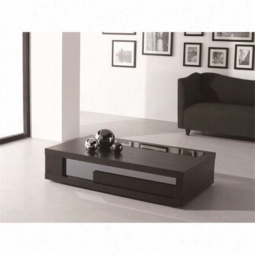 J&m Funriture 175155 900 Modern Coffee Table In Dark Oak