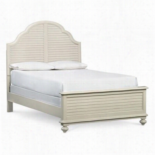 Leggacy Classic Furniture 3832-4104k Wendy Bellissimo Full Complete Panel Bed In Seashell White