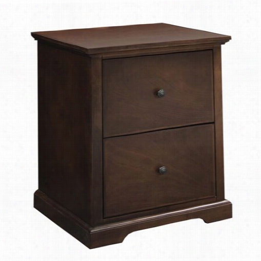 Legneds Furniture Bw680.6dnc Brentwood 2 Drawer Rasp Cabinet In Danish Cherry