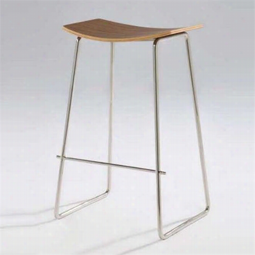 Mobital Ibiza-bar-stool Ibiza Bar Stool Through  Polished Stainless Steel Frame