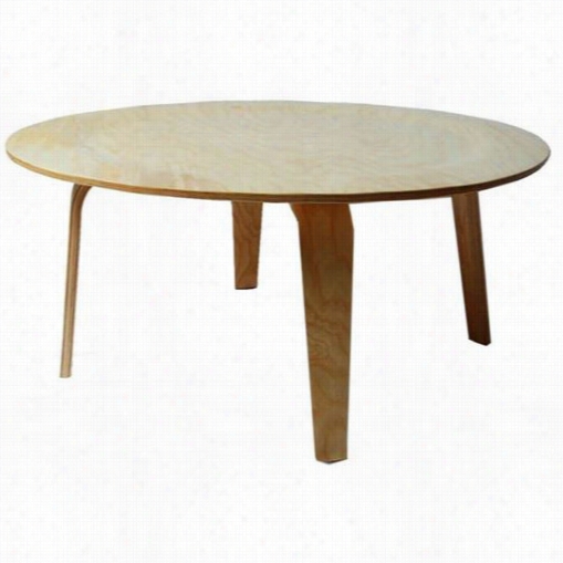 Mod Made Mm-gt-100 Luna Plywood Cogfee Table