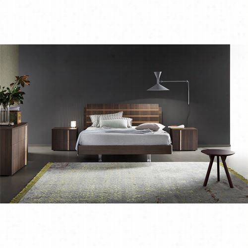 Rossetto 4401601375082 Tratto King Platform Bed