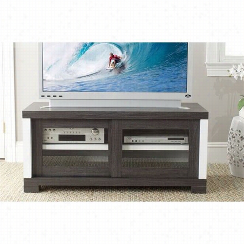 Safavieh Sea1003 Davis Sliding Door Tv Cabinet