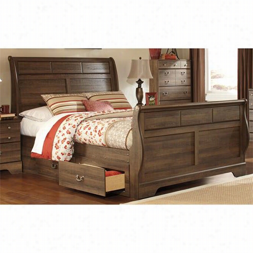 Signature Design By Ashley B261-63-b216-65-b216-86-b216-92 Allymore Queen Sleigh Bed With One Nightsatnd