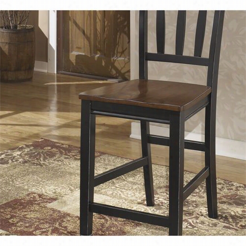 Signature Design Near To Ashley D580-224 Owingsville Barstool - Stud Of 2