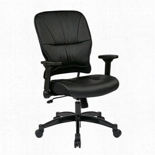 Space Seaating 32-e3371f3 Eco Leather Seat And Back Mana Ger's Chairman