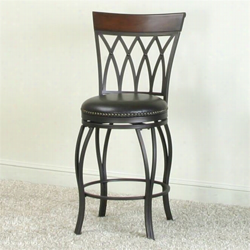 Sunse T Trafing Cr-j3009-24-rta Waterloo 24"" Highback Swivel Counter Stool In Bronze